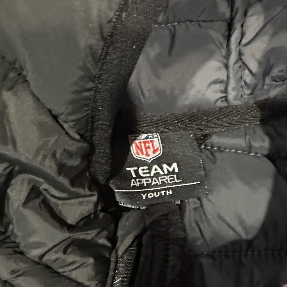 Kids Puffer NFL team apparel Saints Jacket - Black new with tags never worn! - Picture 5 of 5